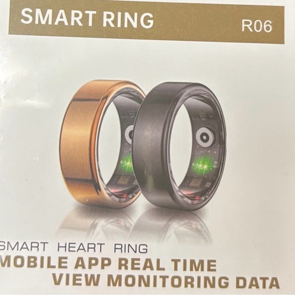 Brand new Smart Heart Ring R06 - Gold - Picture 1 of 3
